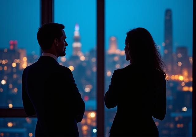 Consultants in a professional meeting